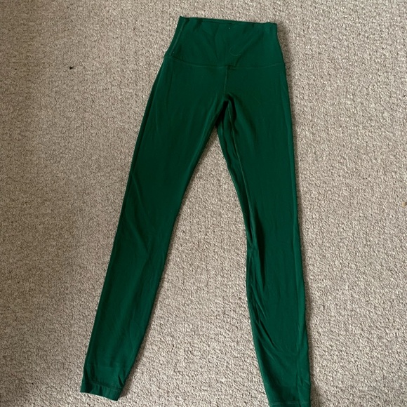 Green Lulu lemon leggings - Picture 1 of 3